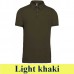 Kariban 262 Men's Short Sleeved Jersey Polo Shirt light khaki